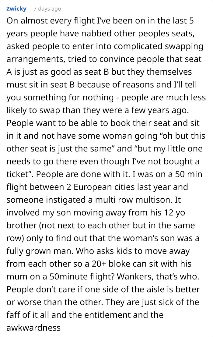 Mom Gets A Reality Check After Planning On A Stranger Giving Up Their Gold Member Seat For Her Mom Gets A Reality Check After Planning On A Stranger Giving Up Their Gold Member Seat For Her