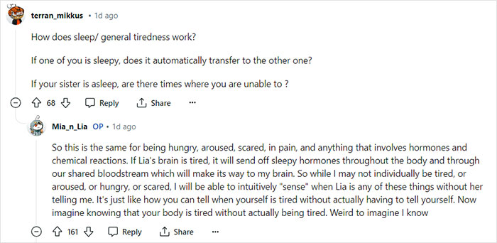 &ldquo;Feels Like Someone Messing With Your Body&rdquo;: Conjoined Twin Shares Intimate Lifestyle Details