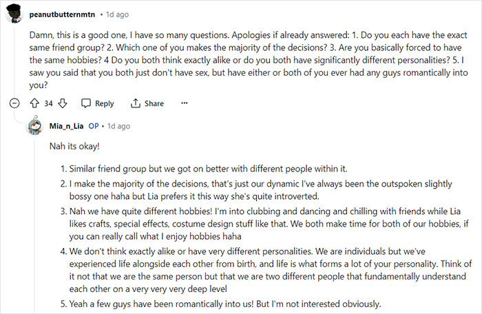 &ldquo;Feels Like Someone Messing With Your Body&rdquo;: Conjoined Twin Shares Intimate Lifestyle Details