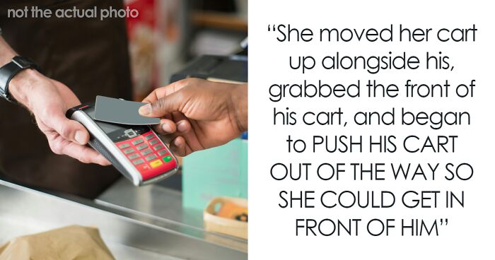 Man Ruins Karen’s Day Without Saying A Word After She Tries To Push Past Him To Skip The Line