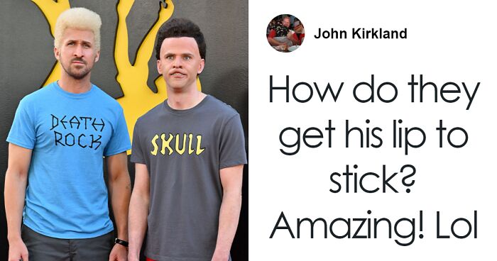 Ryan Gosling And Mikey Day Arrived At The Fall Guy Premiere Dressed As Beavis And Butt-Head