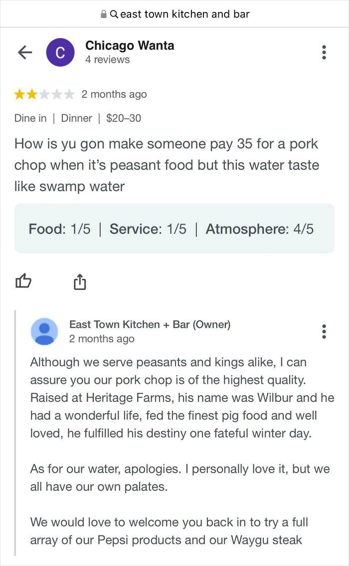 Stank Water…solid Reply