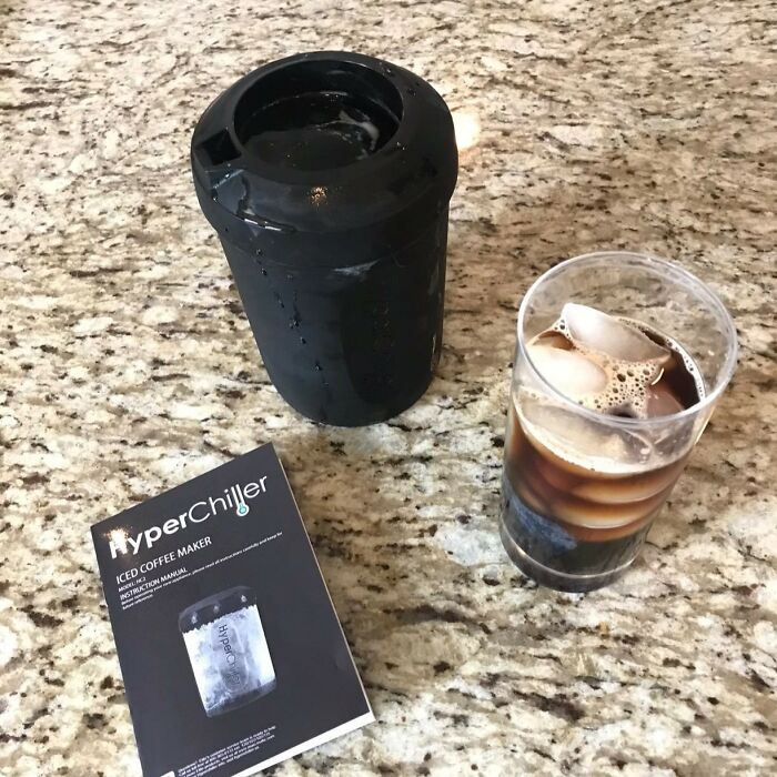 This Hyperchiller Iced Coffee/Beverage Cooler Is Your New Go-To If You Also Hate Watered Down Drinks