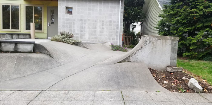 Los vecinos han hecho esto para que su hijo pueda hacer skate