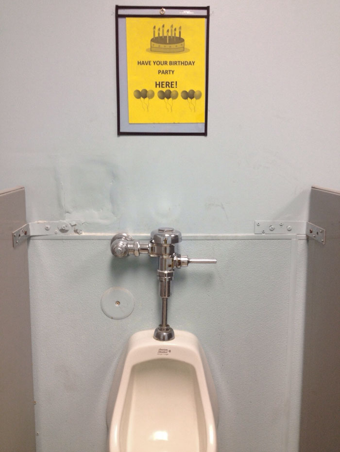 Strange Place To Have A Birthday Party