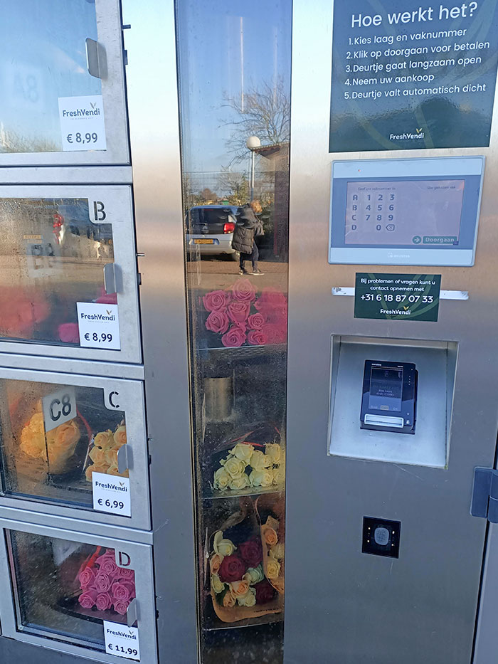 In The Netherlands, There Are Vending Machines For Fresh Flowers