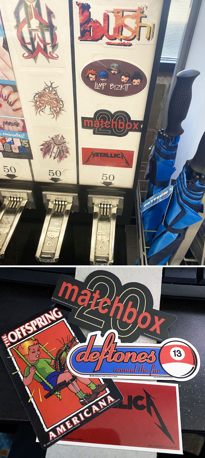 Grocery Store Near Me Has A Sticker Vending Machine With 90s Stock In It