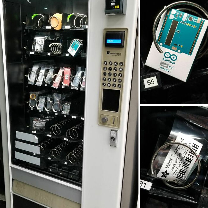 My University's Engineering Building Has An Electrical Component Vending Machine