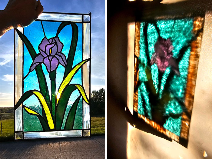 Mother's Day Gift For My Nan. Her Favorite Flowers Are Irises