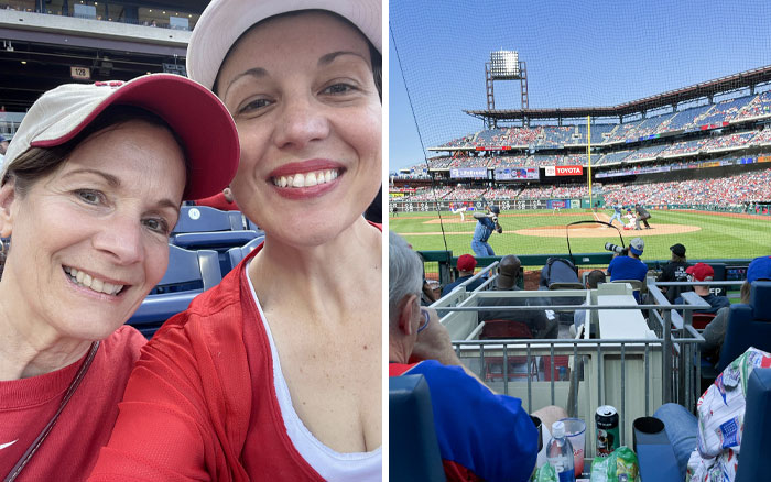 Mixed It Up And Took My Mom To A Baseball Game For Mother's Day. We Are Definitely Starting A New Tradition
