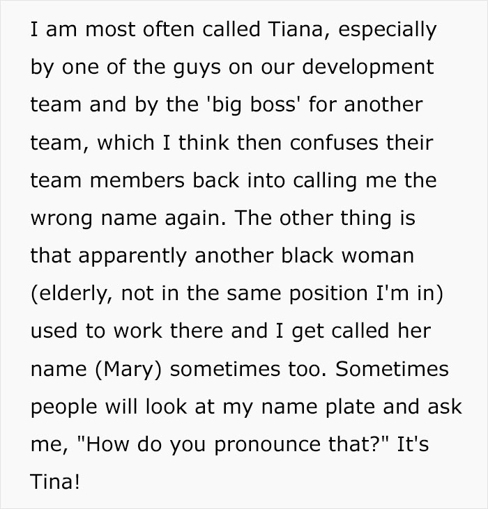 Black Woman Tired Of Correcting Coworkers Who Get Her Name Wrong, Plans Petty Revenge