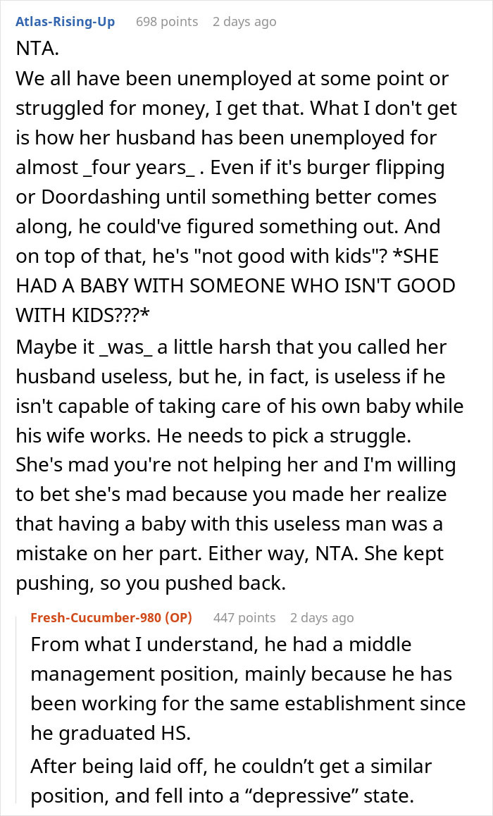 Woman Begs A Friend To Babysit Her Child, Gets A Reality Check About Her Husband Instead