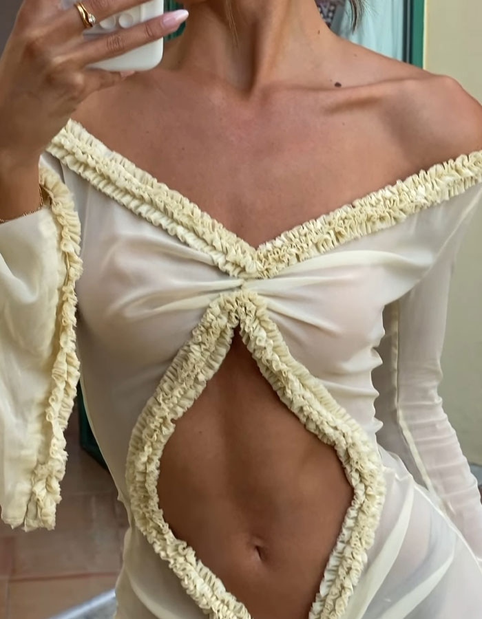 &ldquo;Can See Her Underwear&rdquo;: Woman Roasted For Wearing Sheer White Dress To Wedding