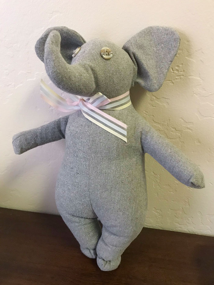 Made From A Very Worn Men’s Shirt That Was Headed To The Landfill