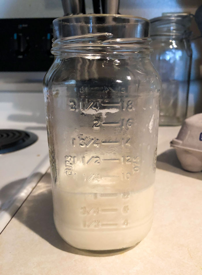 My Glass Measuring Cup Fell And Shattered. Instead Of Buying A New One, I Started Using An Old Pasta Sauce Jar