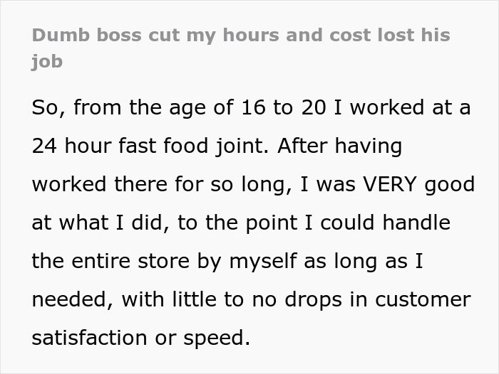 New Manager Realizes He Messed Up After Star Worker&rsquo;s Resignation Costs Store 125% In Profit