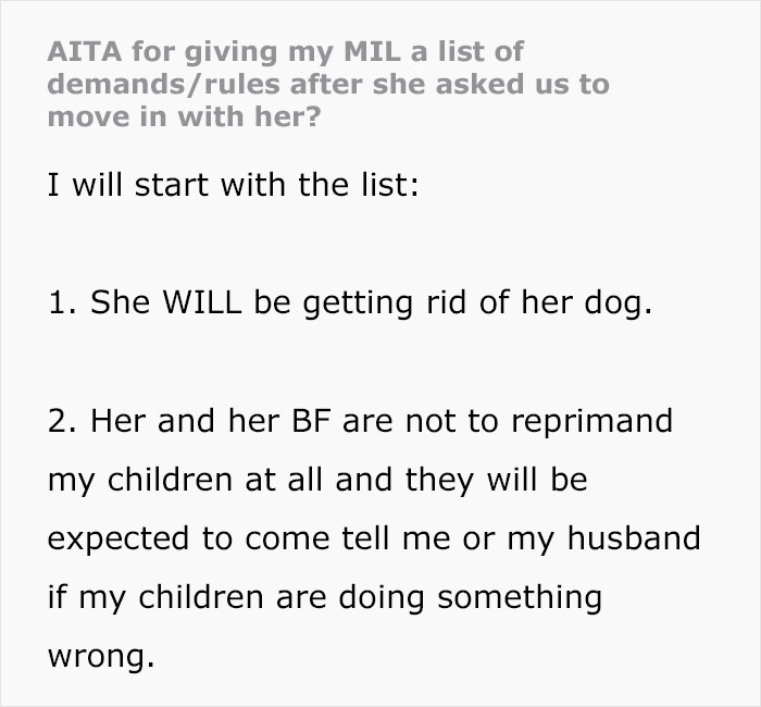 MIL And Her BF Are Furious After DIL Sets Boundaries When They Move In With Her
