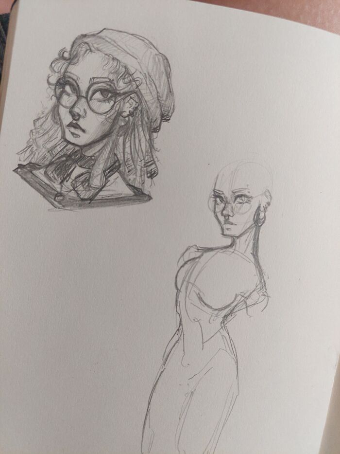 Last One I Swear🥲working On A Webtoon Idea With My Friends So We're Figuring Out The Character Design