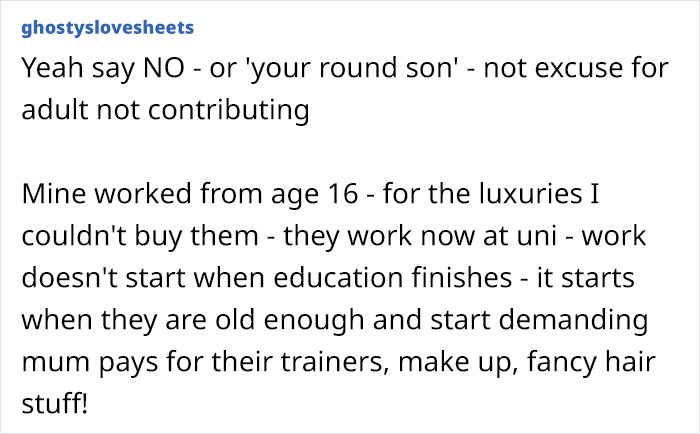 Woman Resents Her Entitled Sons Who Want An Extravagant Life Paid For By Her Woman Resents Her Entitled Sons Who Want An Extravagant Life Paid For By Her