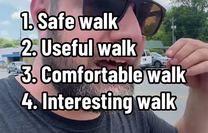 "Give Me Walkable Cities": Guy Shares How Messed Up American Cities Are