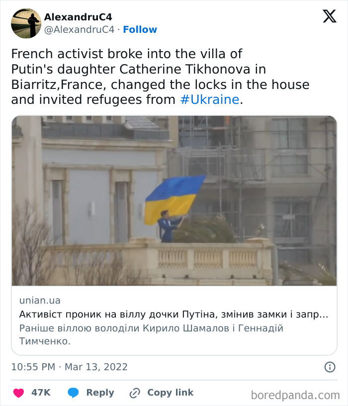 Flying An Ukrainian Flag Is The Cherry On Top
