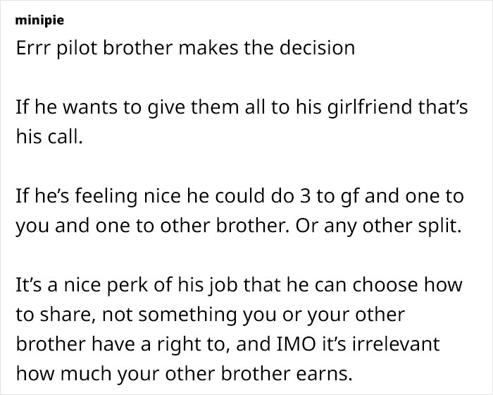 Single Mom Wonders If She’s A Jerk For Expecting Her Pilot Brother To Keep Giving Her Cheap Tickets Single Mom Wonders If She’s A Jerk For Expecting Her Pilot Brother To Keep Giving Her Cheap Tickets
