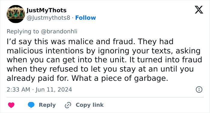 &ldquo;Too Bad&rdquo;: Man Shares His Airbnb Nightmare After Being Left Stranded In The Rain At 3 AM