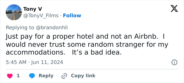 &ldquo;Too Bad&rdquo;: Man Shares His Airbnb Nightmare After Being Left Stranded In The Rain At 3 AM