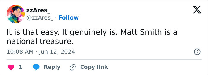 Sue Perkins Apologizes After Matt Smith Elegantly Corrects Her When She Misgenders His Co-Star