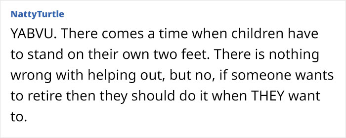 Wife Expects Husband To Give Up Early Retirement And Gift The Money He Makes To Daughter