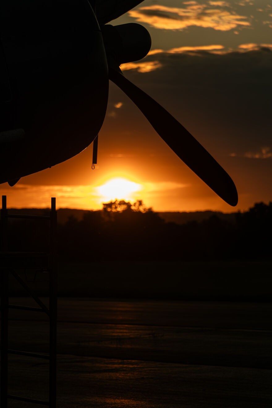 Airport Sunset