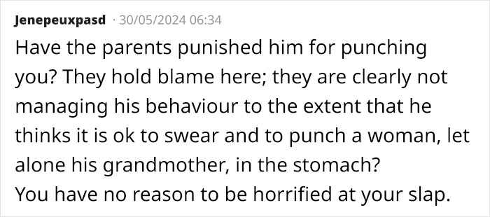 Lady Asks If She's Unreasonable For Not Buying Grandson A Birthday Gift After He Punched Her