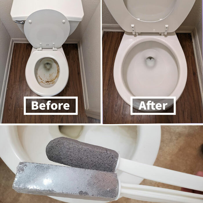 Don't Get Flushed With Frustration, Get The Pumice Stone Toilet Bowl Cleaner