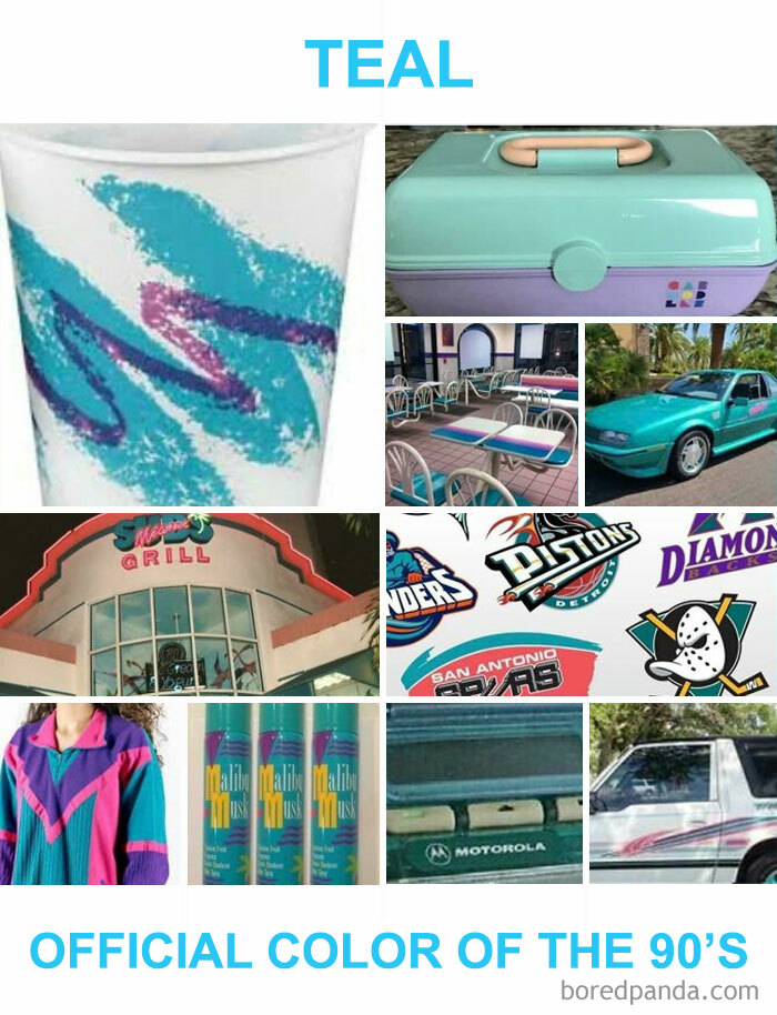 Teal The Unofficial Color Of The 90s