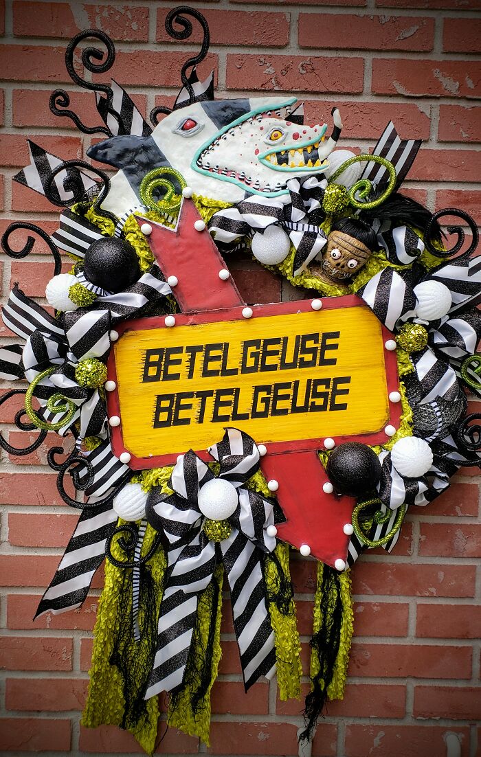 Beetlejuice Decorations: My Handmade Unique Wreath