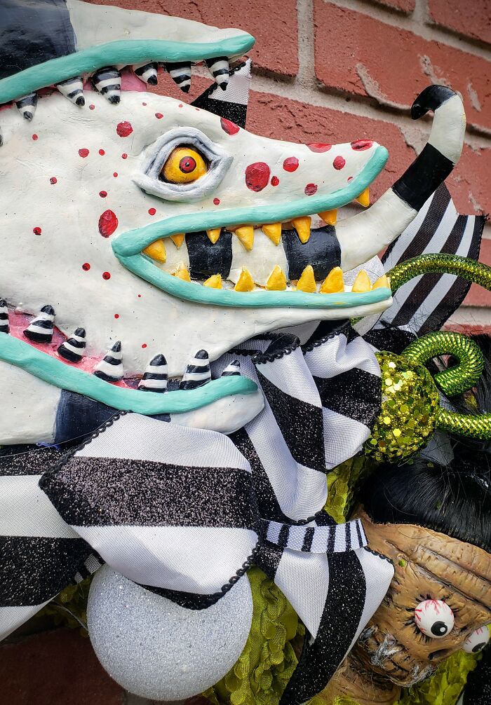 Beetlejuice Decorations: My Handmade Unique Wreath
