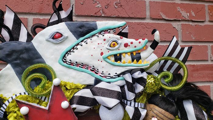 Beetlejuice Decorations: My Handmade Unique Wreath