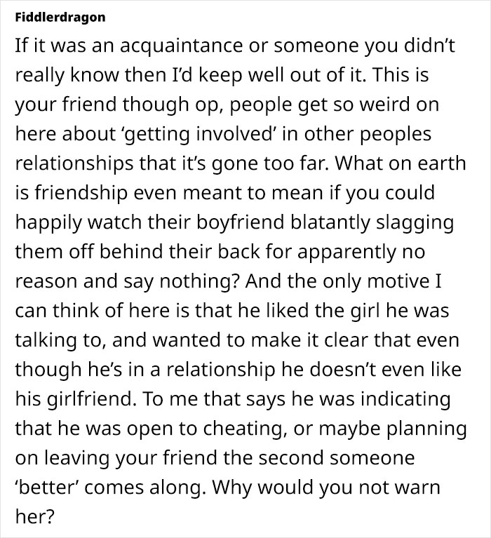 Smart Woman Is Called &ldquo;Not Bright&rdquo; By BF To Strangers, Friend Wonders If They Should Tell Her