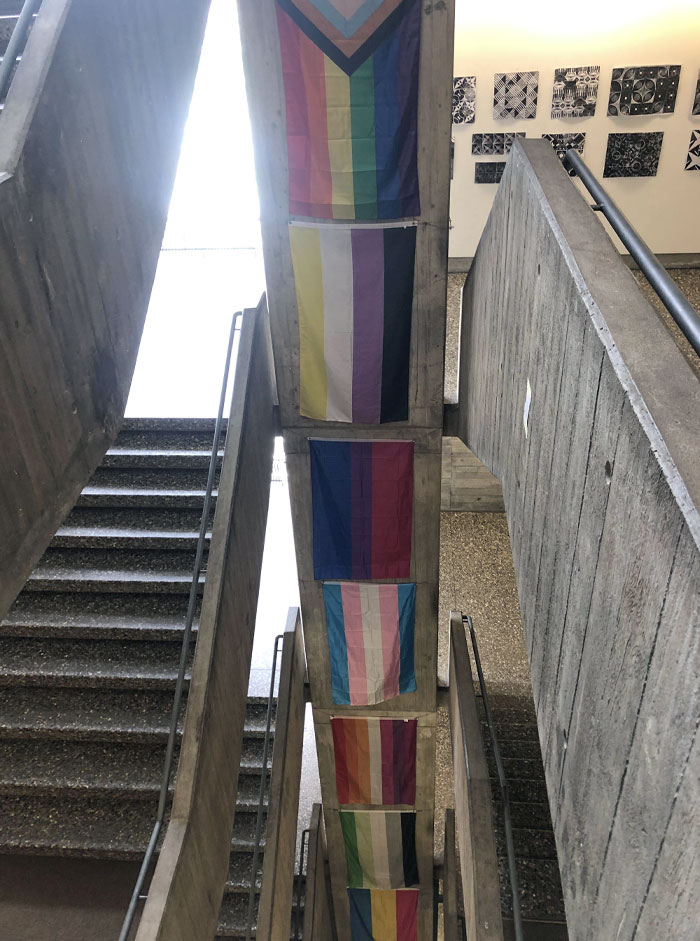 My School Put Up Pride Flags For Pride Month