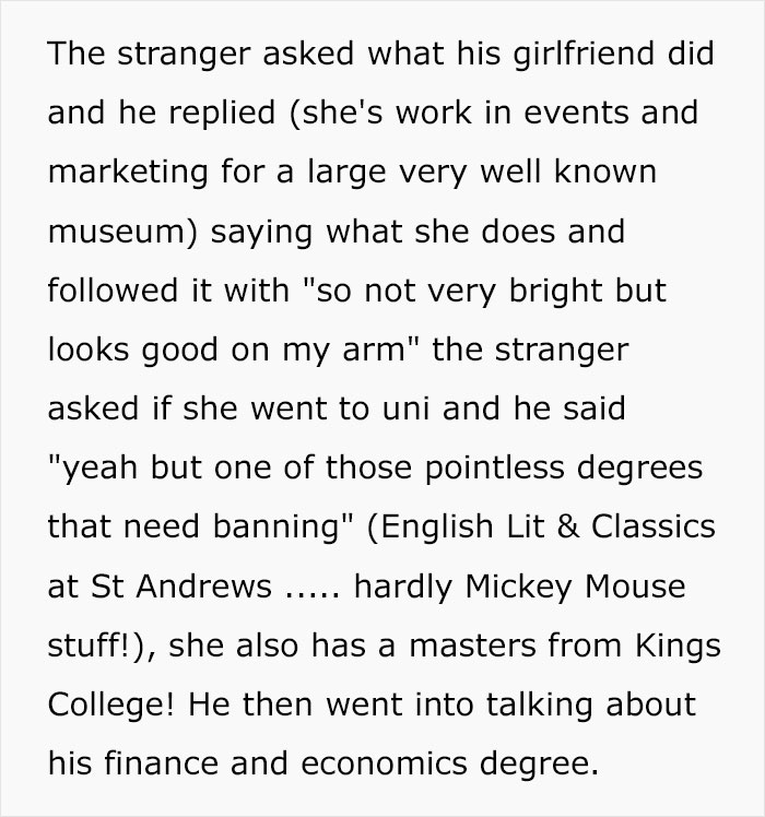Smart Woman Is Called &ldquo;Not Bright&rdquo; By BF To Strangers, Friend Wonders If They Should Tell Her