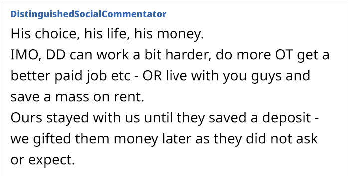 Wife Expects Husband To Give Up Early Retirement And Gift The Money He Makes To Daughter