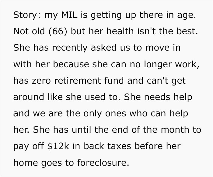 MIL And Her BF Are Furious After DIL Sets Boundaries When They Move In With Her