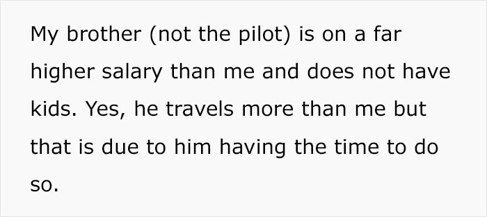 Single Mom Wonders If She’s A Jerk For Expecting Her Pilot Brother To Keep Giving Her Cheap Tickets Single Mom Wonders If She’s A Jerk For Expecting Her Pilot Brother To Keep Giving Her Cheap Tickets