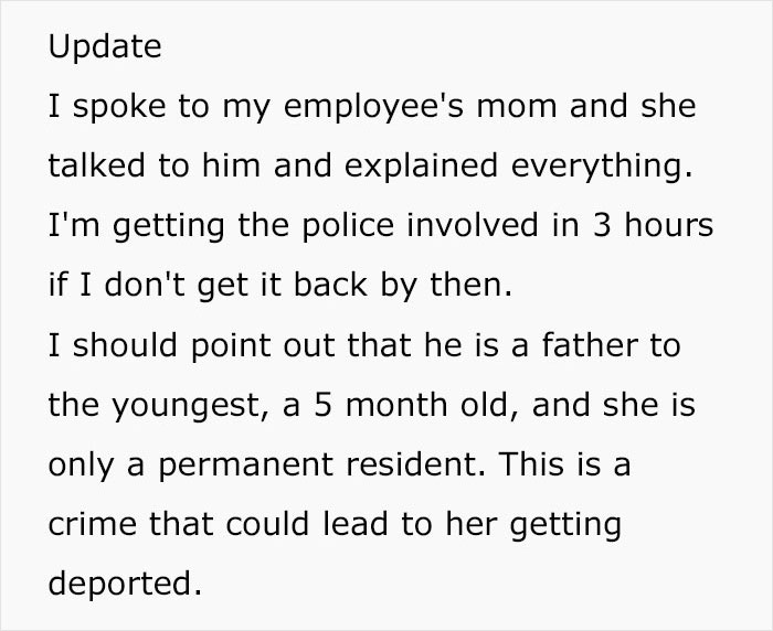 Business Owner Loses A Large Sum Of Money, Faces A Moral Dilemma After Reviewing The Cameras