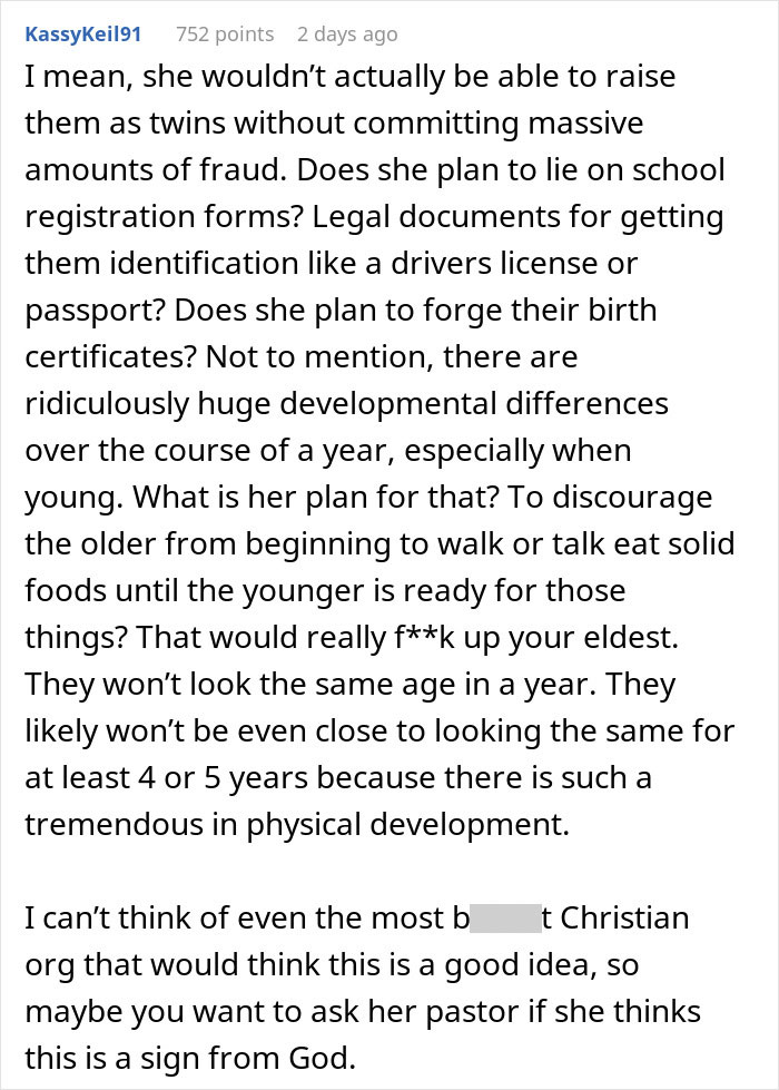 &ldquo;Your Wife Needs Meds&rdquo;: Internet Gives Mom Reality Check After She Wanted To Raise Kids As Twins