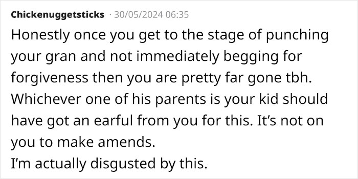 Lady Asks If She's Unreasonable For Not Buying Grandson A Birthday Gift After He Punched Her