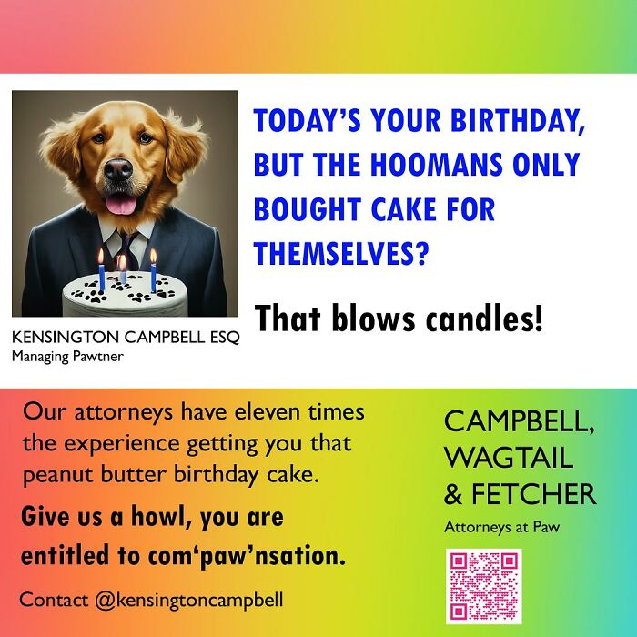 27 Parody Ads For All The Dogs Seeking Attorney Services By Kensington Campbell (New Pics)