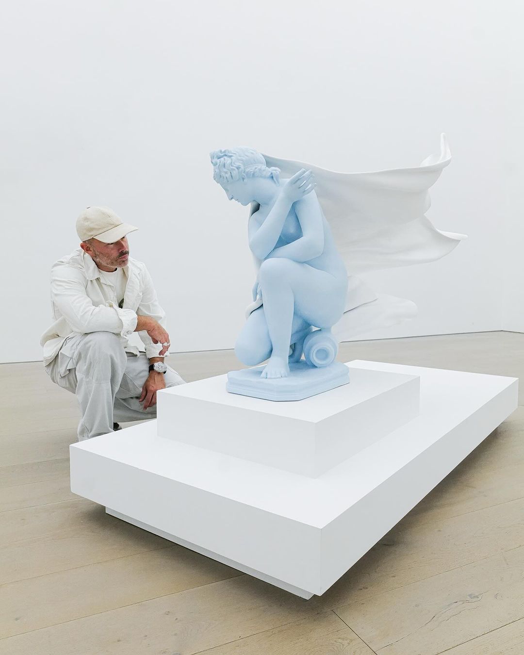 Artist Gives His Completely Blind Friend A Personal Tactile Tour Of His Venice Exhibition