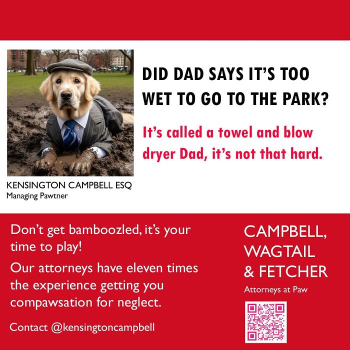 27 Parody Ads For All The Dogs Seeking Attorney Services By Kensington Campbell (New Pics)