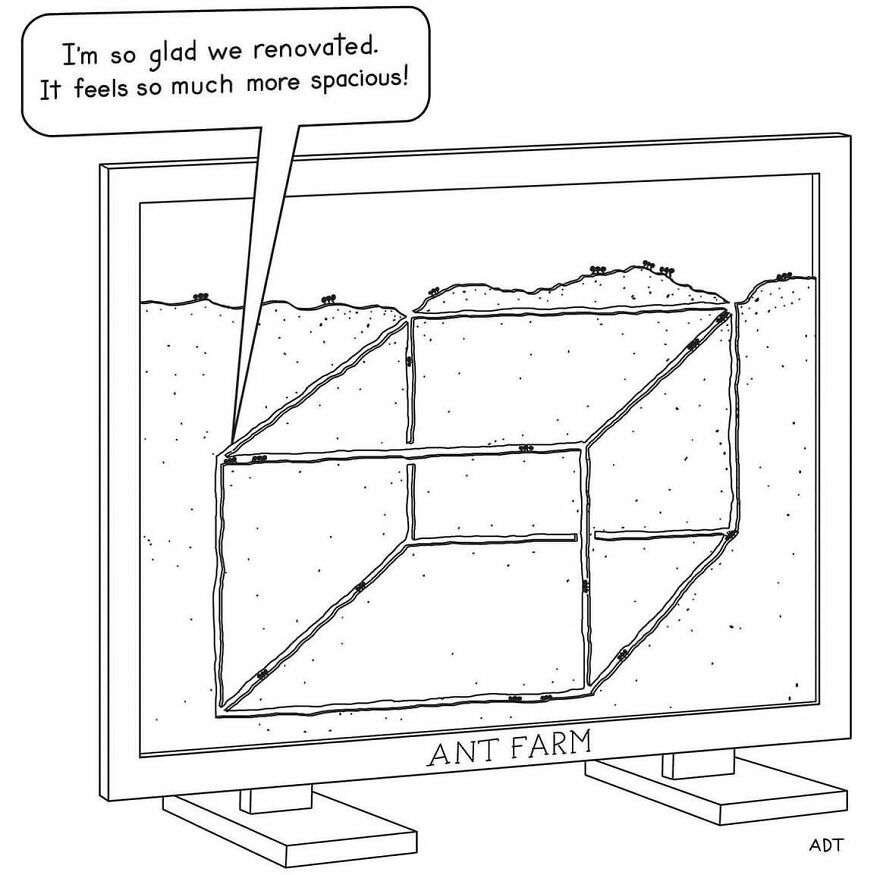 44 Lighthearted One-Panel Comics By Adam Douglas Thompson Packed With Humor And Charm (New Pics)